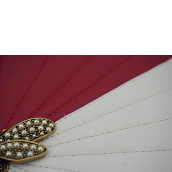 Gucci  Queen Margaret Bee Zip Pouch Multicolor 476077 - Picture 12 of 16